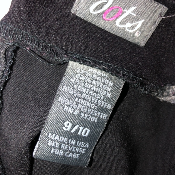 DOTS black high waisted pencil skirt - Picture 4 of 4